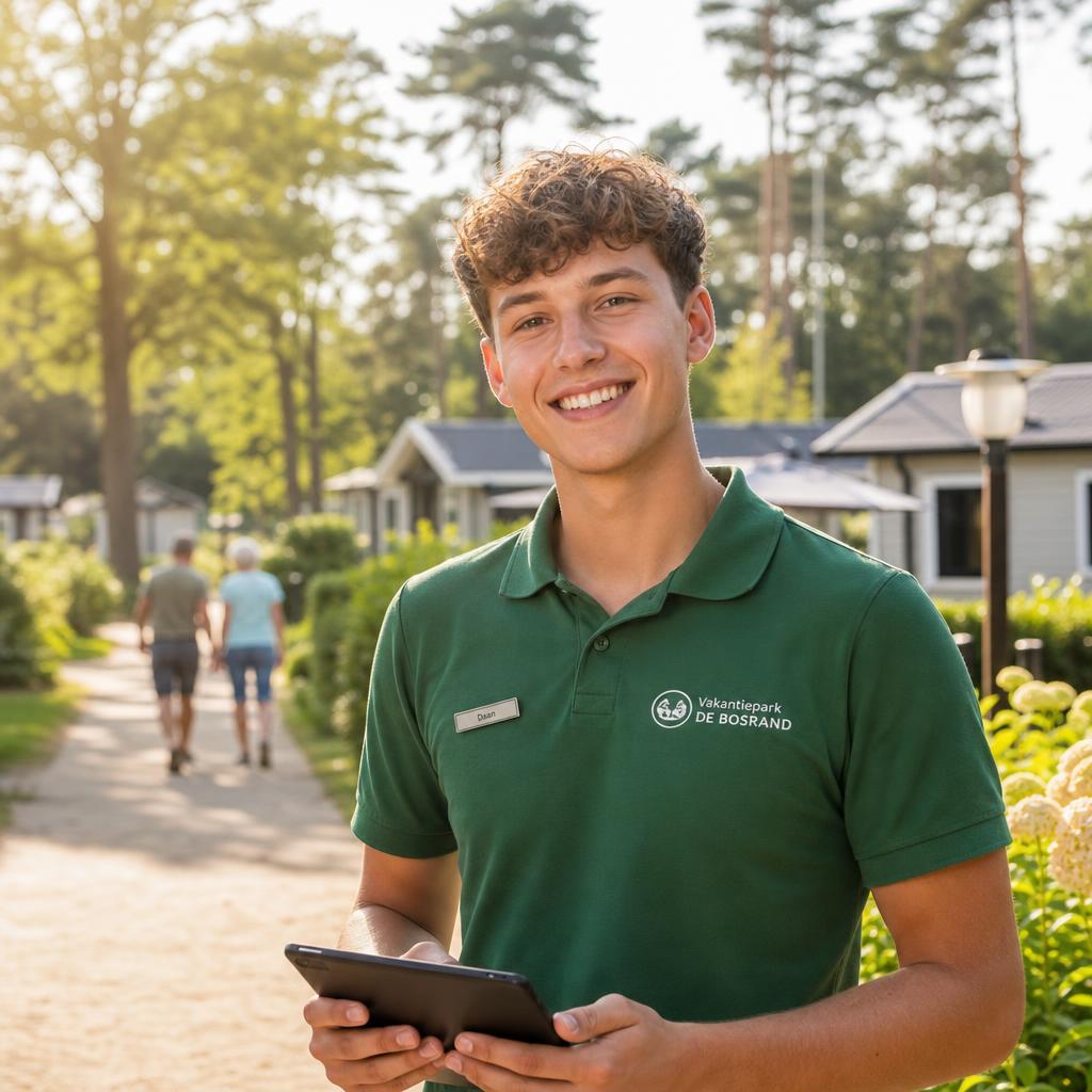 Medewerker op vakantiepark
